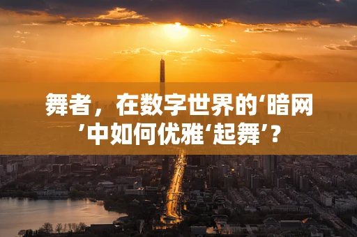 舞者，在数字世界的‘暗网’中如何优雅‘起舞’？