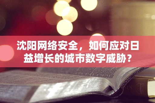 沈阳网络安全，如何应对日益增长的城市数字威胁？