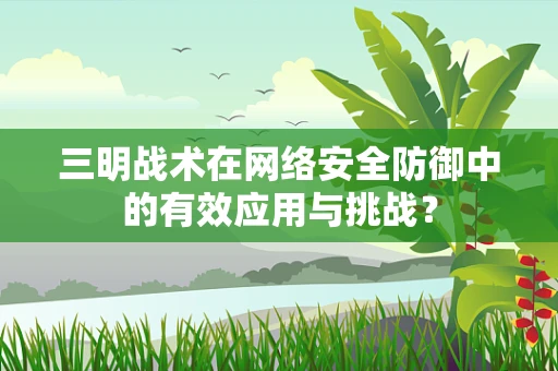 三明战术在网络安全防御中的有效应用与挑战？
