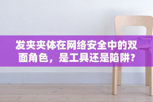 发夹夹体在网络安全中的双面角色，是工具还是陷阱？
