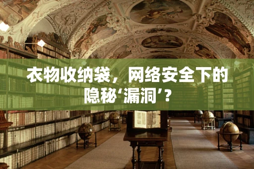衣物收纳袋，网络安全下的隐秘‘漏洞’？