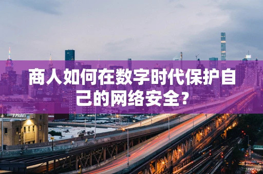 商人如何在数字时代保护自己的网络安全？