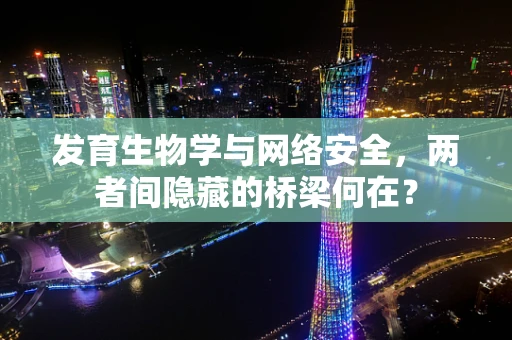 发育生物学与网络安全，两者间隐藏的桥梁何在？