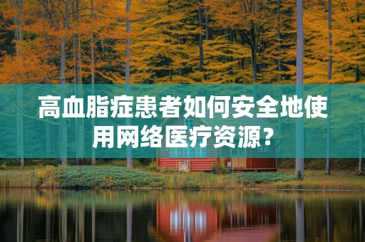 高血脂症患者如何安全地使用网络医疗资源？