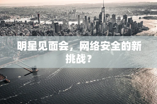 明星见面会，网络安全的新挑战？