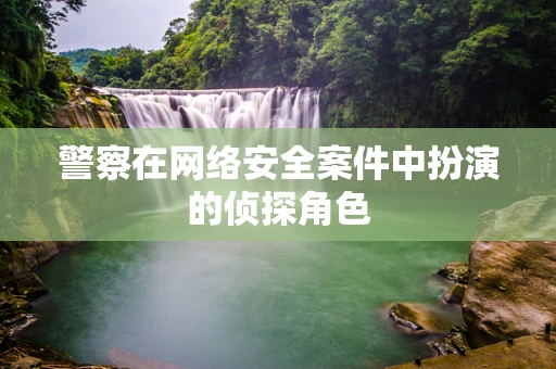 警察在网络安全案件中扮演的侦探角色