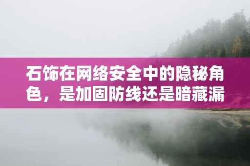 石饰在网络安全中的隐秘角色，是加固防线还是暗藏漏洞？