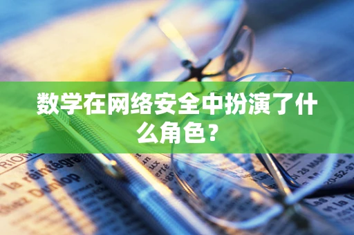 数学在网络安全中扮演了什么角色？
