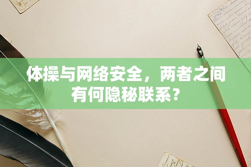 体操与网络安全，两者之间有何隐秘联系？