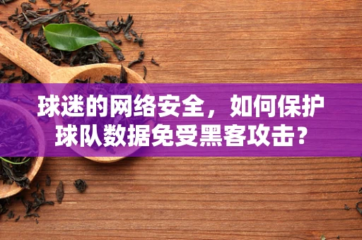 球迷的网络安全，如何保护球队数据免受黑客攻击？