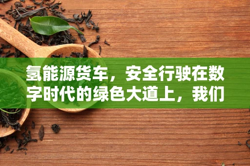 氢能源货车，安全行驶在数字时代的绿色大道上，我们该如何确保其网络安全？