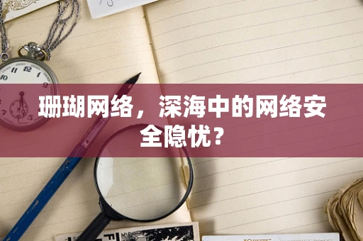 珊瑚网络，深海中的网络安全隐忧？