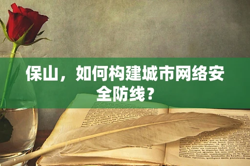 保山，如何构建城市网络安全防线？