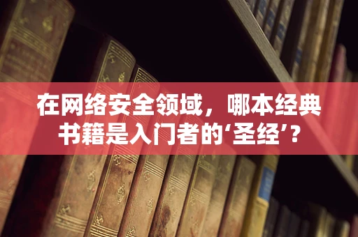 在网络安全领域，哪本经典书籍是入门者的‘圣经’？