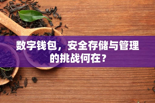数字钱包，安全存储与管理的挑战何在？