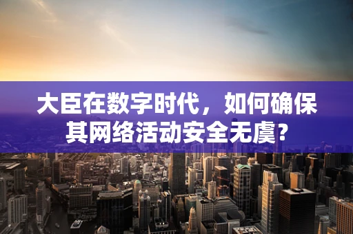 大臣在数字时代，如何确保其网络活动安全无虞？