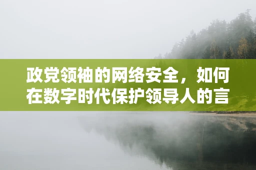 政党领袖的网络安全，如何在数字时代保护领导人的言论自由与安全？