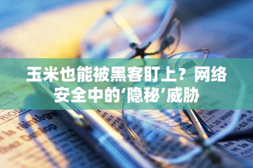 玉米也能被黑客盯上？网络安全中的‘隐秘’威胁