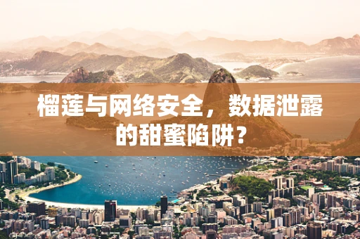 榴莲与网络安全，数据泄露的甜蜜陷阱？