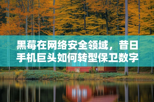 黑莓在网络安全领域，昔日手机巨头如何转型保卫数字疆域？