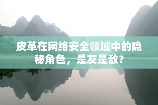 皮革在网络安全领域中的隐秘角色，是友是敌？