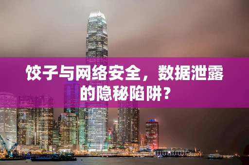 饺子与网络安全，数据泄露的隐秘陷阱？
