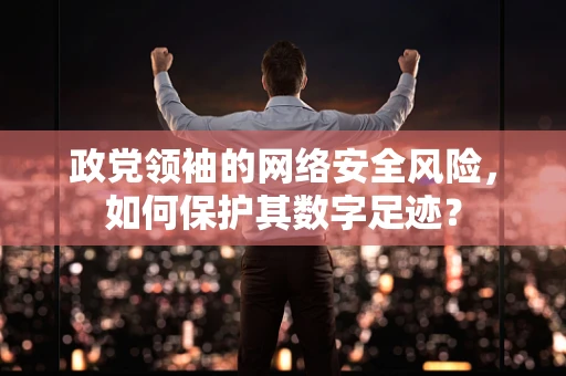 政党领袖的网络安全风险，如何保护其数字足迹？