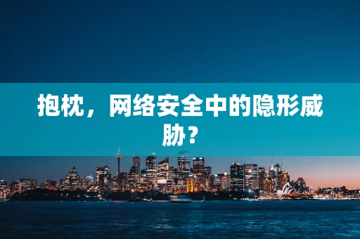 抱枕，网络安全中的隐形威胁？