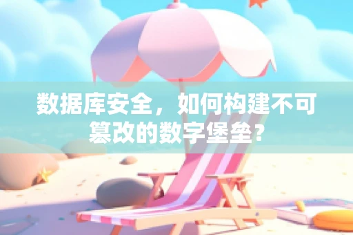 数据库安全，如何构建不可篡改的数字堡垒？