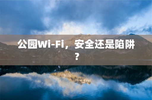 公园Wi-Fi，安全还是陷阱？