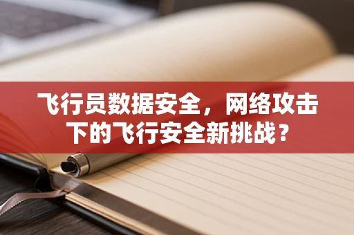 飞行员数据安全，网络攻击下的飞行安全新挑战？