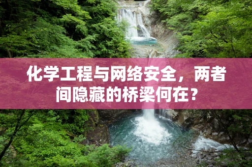 化学工程与网络安全，两者间隐藏的桥梁何在？