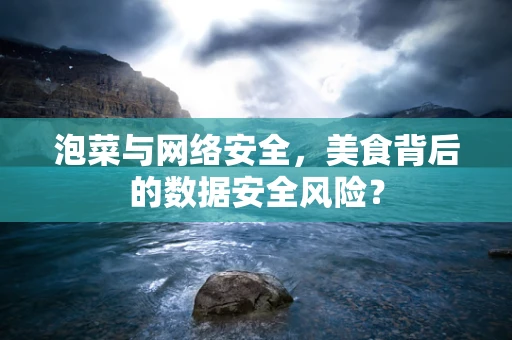 泡菜与网络安全，美食背后的数据安全风险？