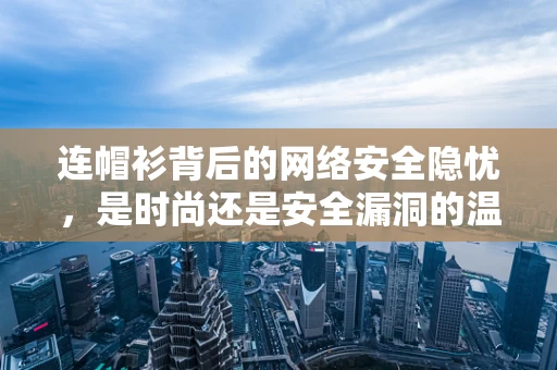 连帽衫背后的网络安全隐忧，是时尚还是安全漏洞的温床？