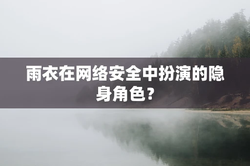 雨衣在网络安全中扮演的隐身角色？