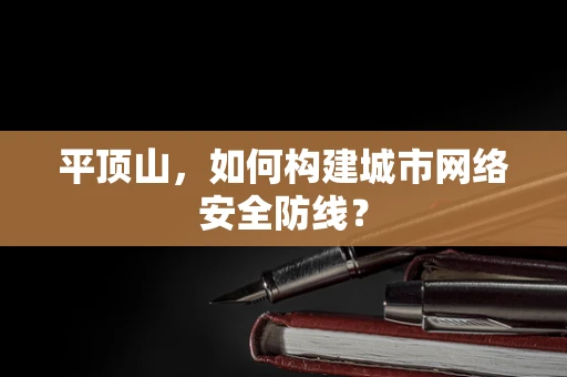 平顶山，如何构建城市网络安全防线？