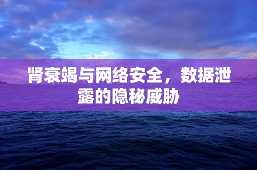 肾衰竭与网络安全，数据泄露的隐秘威胁