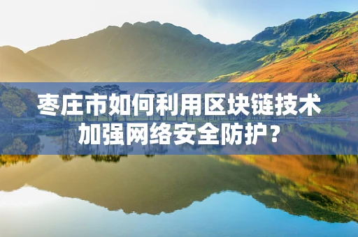 枣庄市如何利用区块链技术加强网络安全防护？