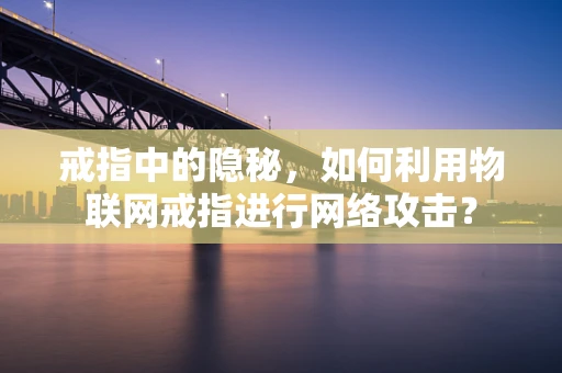 戒指中的隐秘，如何利用物联网戒指进行网络攻击？