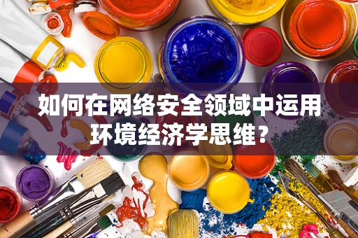 如何在网络安全领域中运用环境经济学思维？