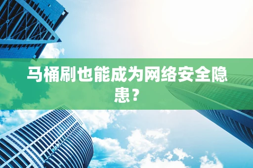马桶刷也能成为网络安全隐患？