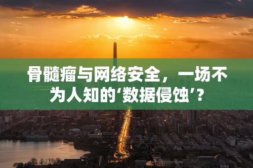 骨髓瘤与网络安全，一场不为人知的‘数据侵蚀’？
