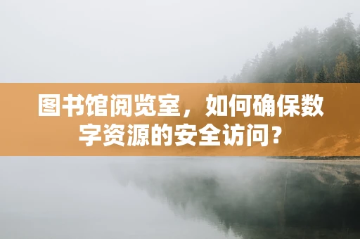 图书馆阅览室，如何确保数字资源的安全访问？