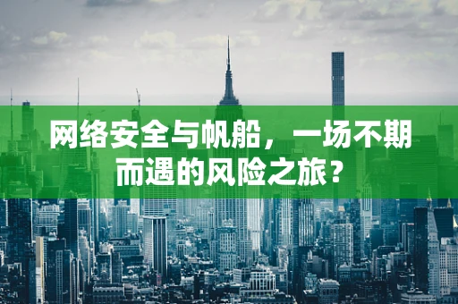 网络安全与帆船，一场不期而遇的风险之旅？