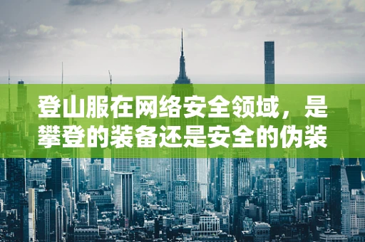 登山服在网络安全领域，是攀登的装备还是安全的伪装？