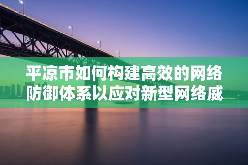 平凉市如何构建高效的网络防御体系以应对新型网络威胁？