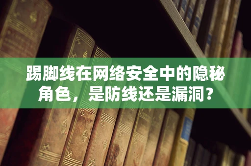 踢脚线在网络安全中的隐秘角色，是防线还是漏洞？