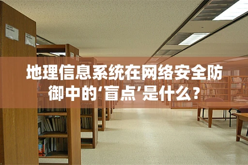 地理信息系统在网络安全防御中的‘盲点’是什么？