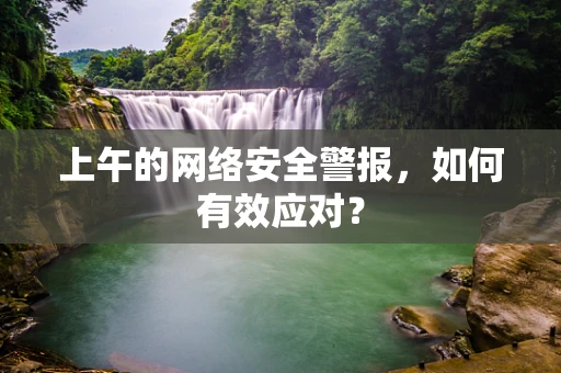 上午的网络安全警报，如何有效应对？