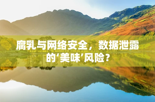 腐乳与网络安全，数据泄露的‘美味’风险？